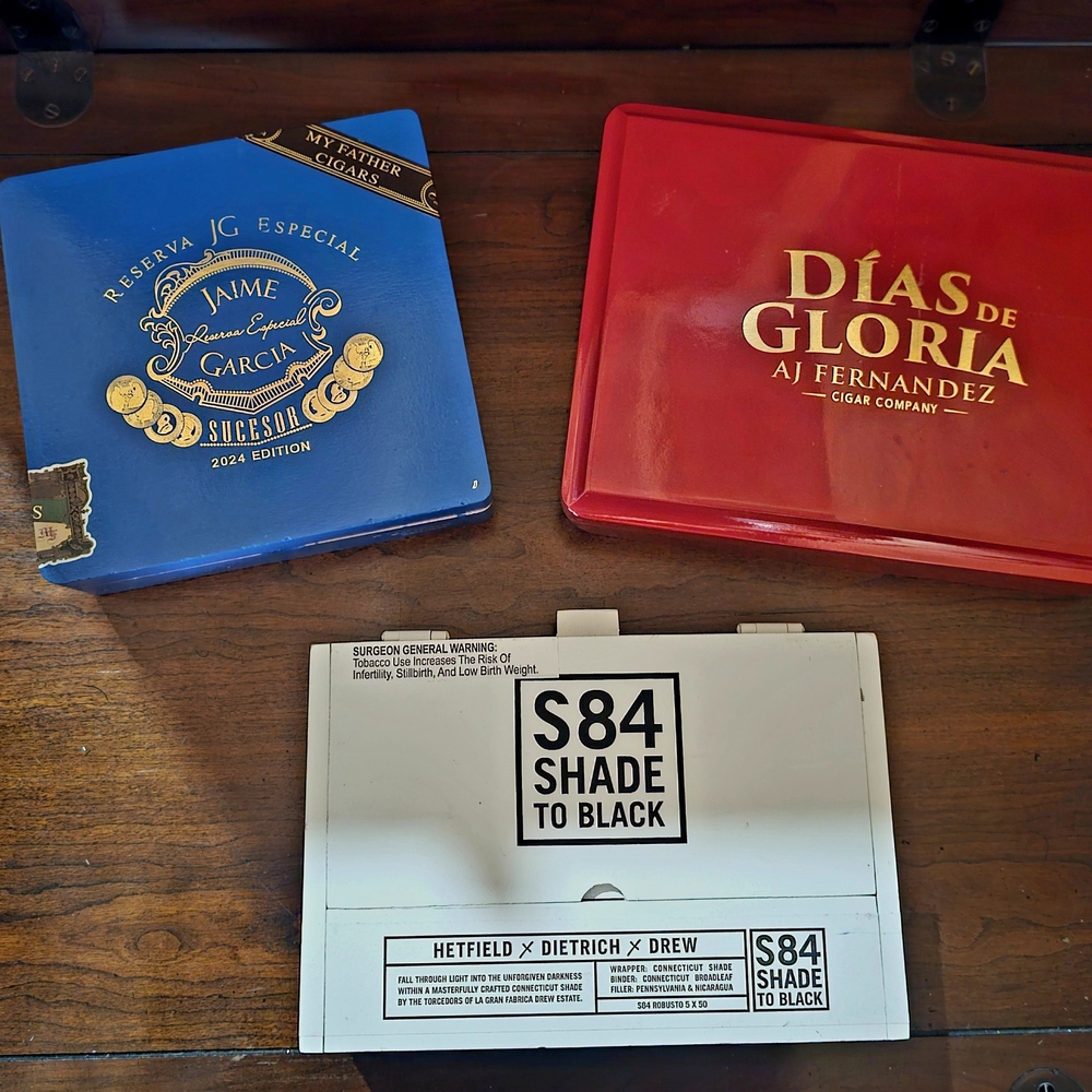 Jaime Garcia and AJ Fernandez Cigar Boxes